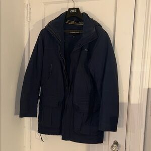 Men's Navy Jacket landsend Parka